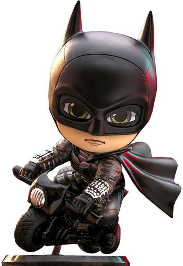 HOTCOSB942 The Batman - Batman and Batcycle Cosbaby Set - Hot Toys - Titan Pop Culture