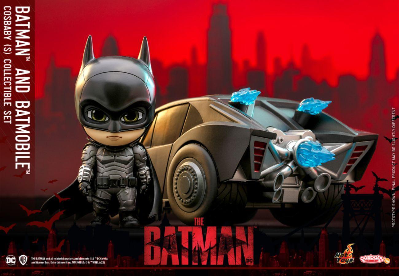 HOTCOSB943 The Batman - Batman and Batmobile Cosbaby Set - Hot Toys - Titan Pop Culture