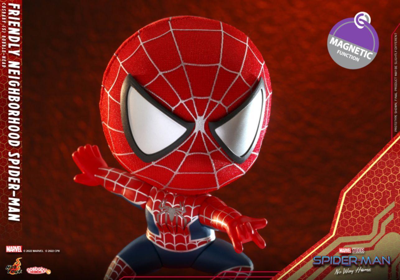 HOTCOSB957 Spider-Man: No Way Home - Friendly Neighbourhood Spider-Man Cosbaby - Hot Toys - Titan Pop Culture