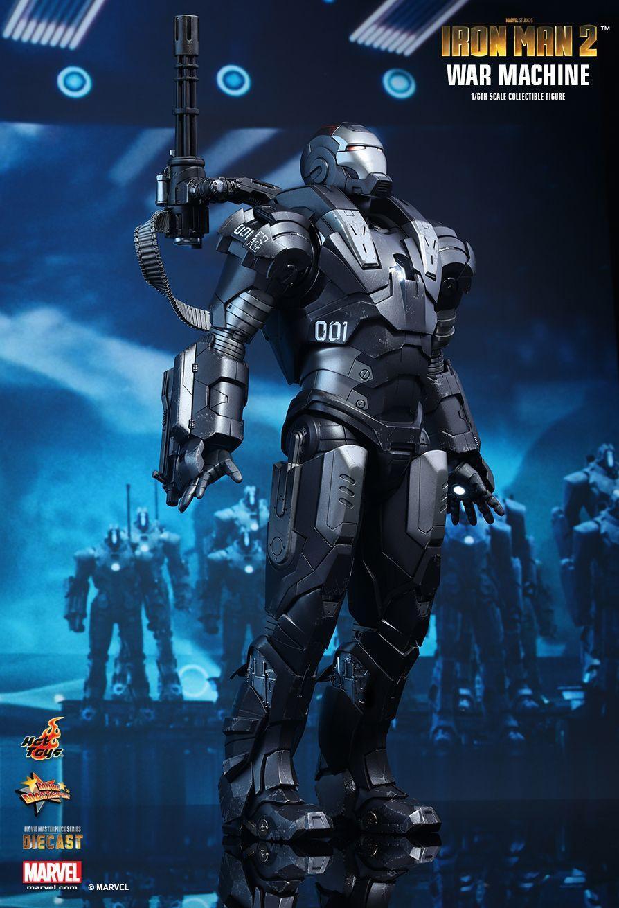 HOTMMS331D13 Iron Man 2 - War Machine Diecast 12" 1:6 Scale Action Figure - Hot Toys - Titan Pop Culture