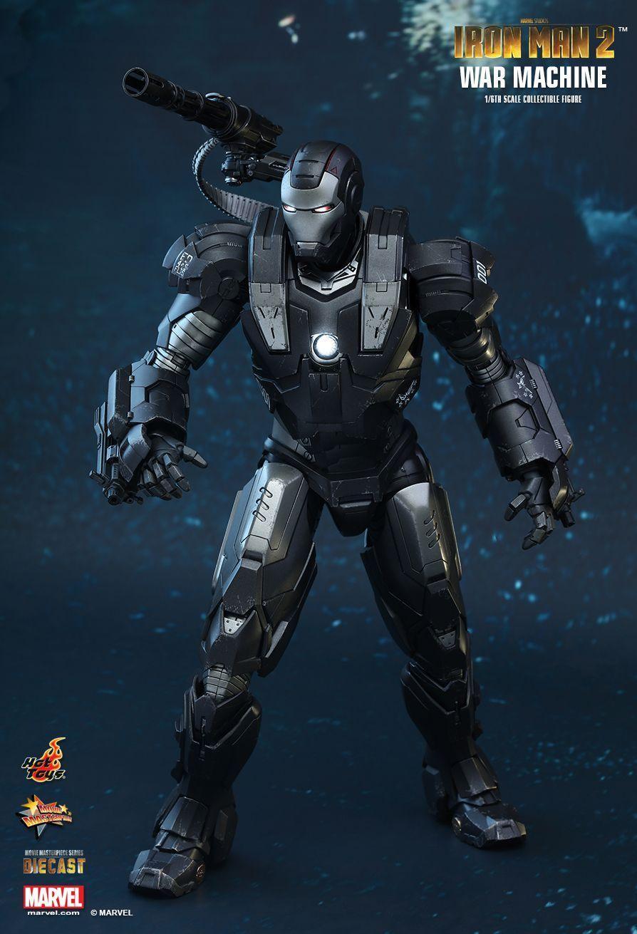 HOTMMS331D13 Iron Man 2 - War Machine Diecast 12" 1:6 Scale Action Figure - Hot Toys - Titan Pop Culture