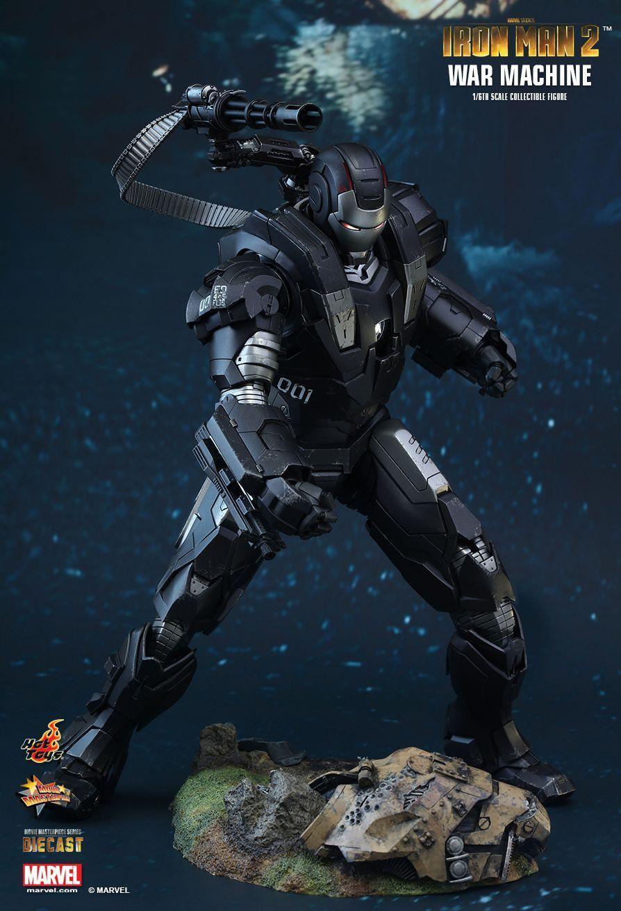 HOTMMS331D13 Iron Man 2 - War Machine Diecast 12" 1:6 Scale Action Figure - Hot Toys - Titan Pop Culture