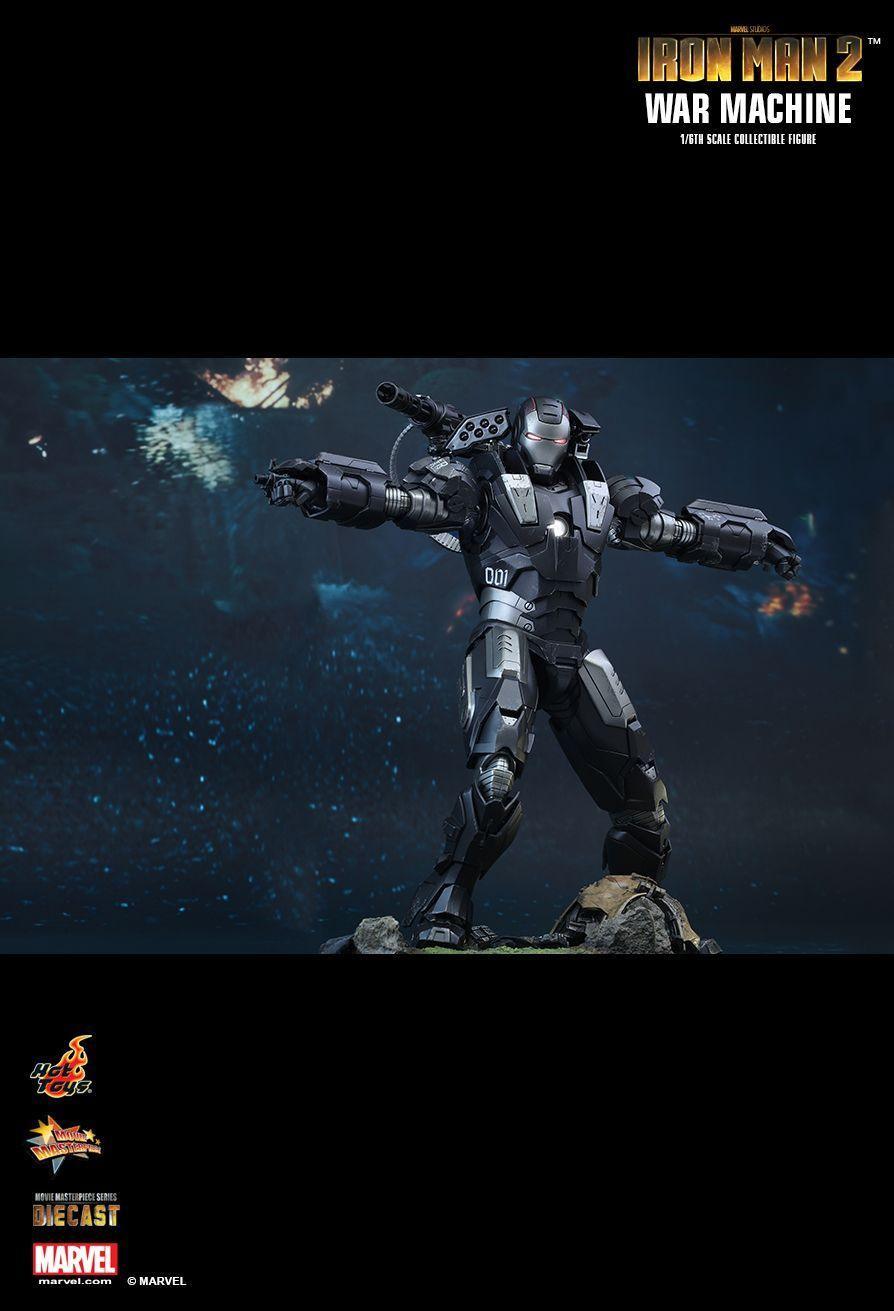 HOTMMS331D13 Iron Man 2 - War Machine Diecast 12" 1:6 Scale Action Figure - Hot Toys - Titan Pop Culture