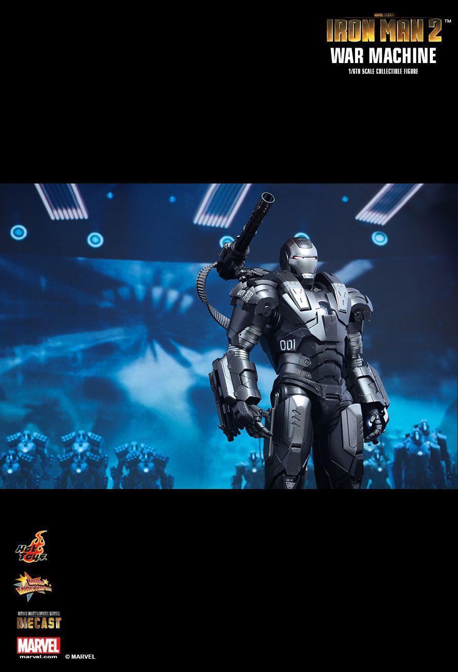 HOTMMS331D13 Iron Man 2 - War Machine Diecast 12" 1:6 Scale Action Figure - Hot Toys - Titan Pop Culture