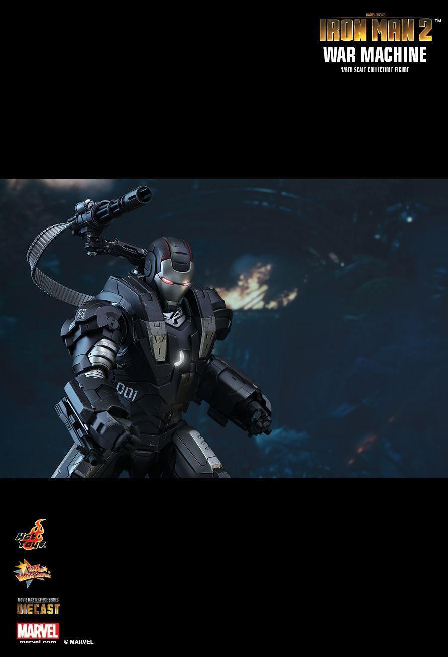 HOTMMS331D13 Iron Man 2 - War Machine Diecast 12" 1:6 Scale Action Figure - Hot Toys - Titan Pop Culture