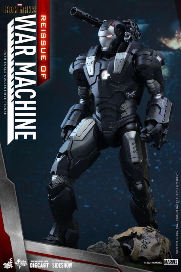 HOTMMS331D13 Iron Man 2 - War Machine Diecast 12" 1:6 Scale Action Figure - Hot Toys - Titan Pop Culture