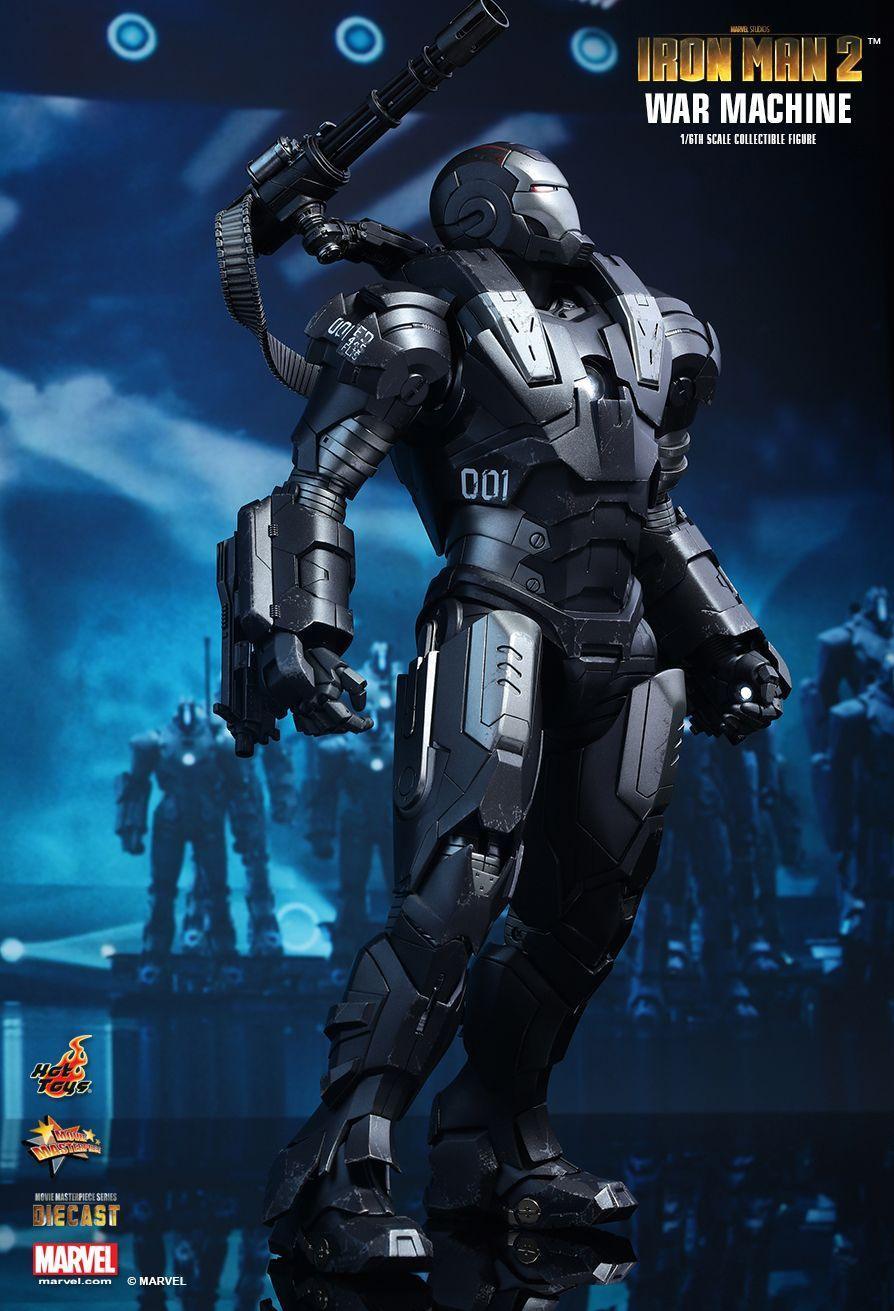 HOTMMS331D13 Iron Man 2 - War Machine Diecast 12" 1:6 Scale Action Figure - Hot Toys - Titan Pop Culture