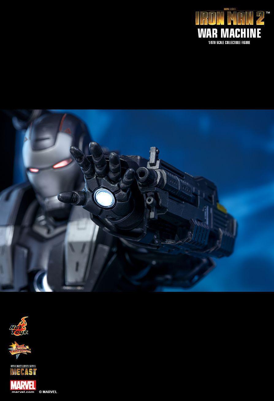 HOTMMS331D13 Iron Man 2 - War Machine Diecast 12" 1:6 Scale Action Figure - Hot Toys - Titan Pop Culture