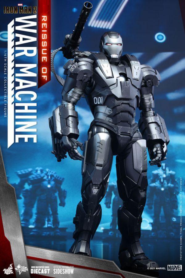 HOTMMS331D13 Iron Man 2 - War Machine Diecast 12" 1:6 Scale Action Figure - Hot Toys - Titan Pop Culture