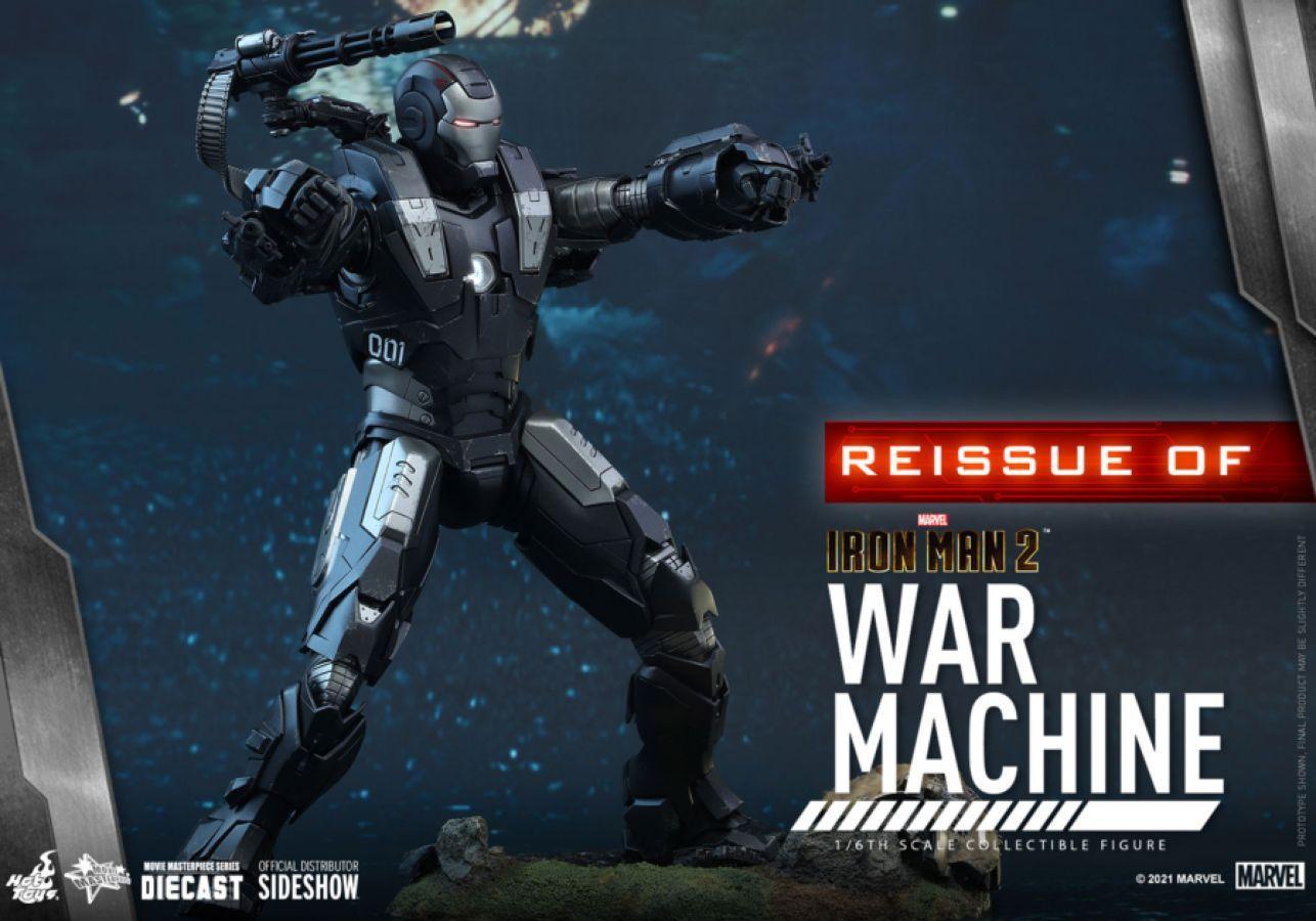 HOTMMS331D13 Iron Man 2 - War Machine Diecast 12" 1:6 Scale Action Figure - Hot Toys - Titan Pop Culture