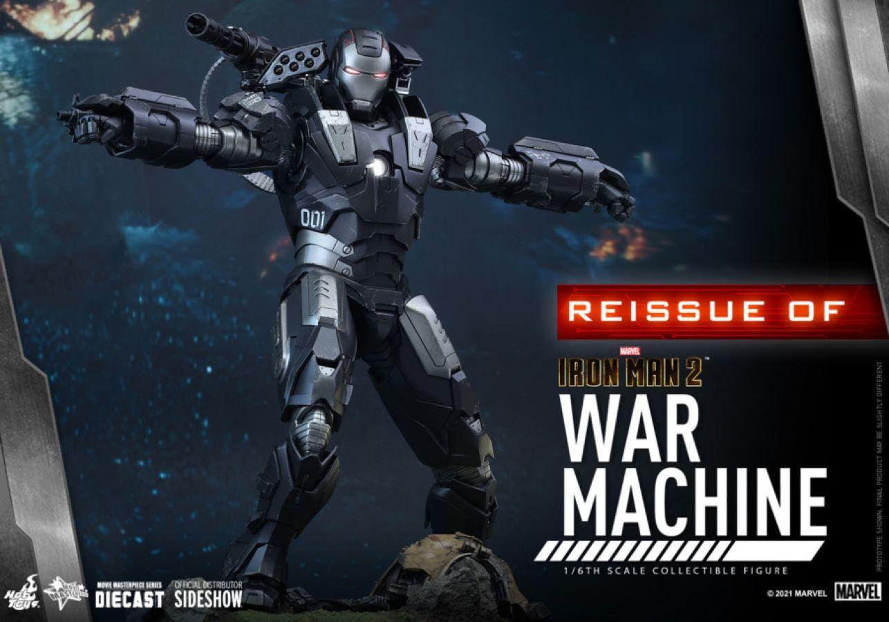 HOTMMS331D13 Iron Man 2 - War Machine Diecast 12" 1:6 Scale Action Figure - Hot Toys - Titan Pop Culture