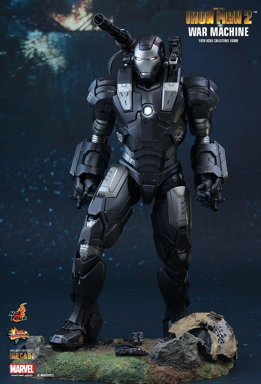 HOTMMS331D13 Iron Man 2 - War Machine Diecast 12" 1:6 Scale Action Figure - Hot Toys - Titan Pop Culture