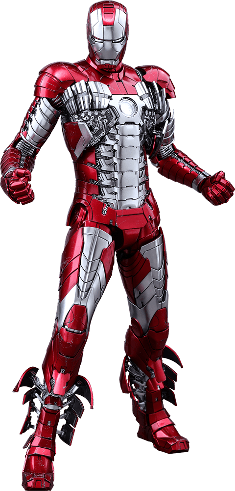 HOTMMS400D18 Iron Man 2 - Mark V Diecast 1:6 Scale 12" Action Figure - Hot Toys - Titan Pop Culture