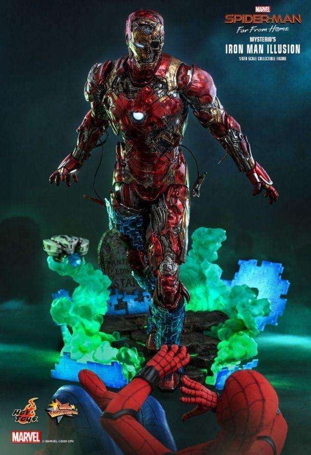HOTMMS580 Spider-Man: Far From Home - Mysterio's Iron Man Illusion 1:6 Scale 12" Action Figure - Hot Toys - Titan Pop Culture