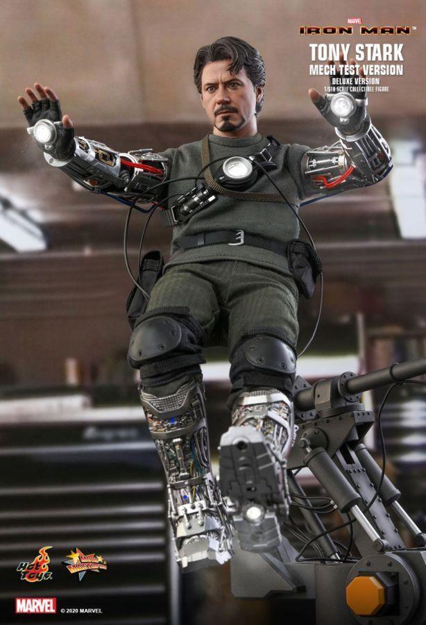 HOTMMS582 Iron Man (2008) - Tony Stark Mech Test Deluxe 1:6 Scale Collectable Action Figure - Hot Toys - Titan Pop Culture