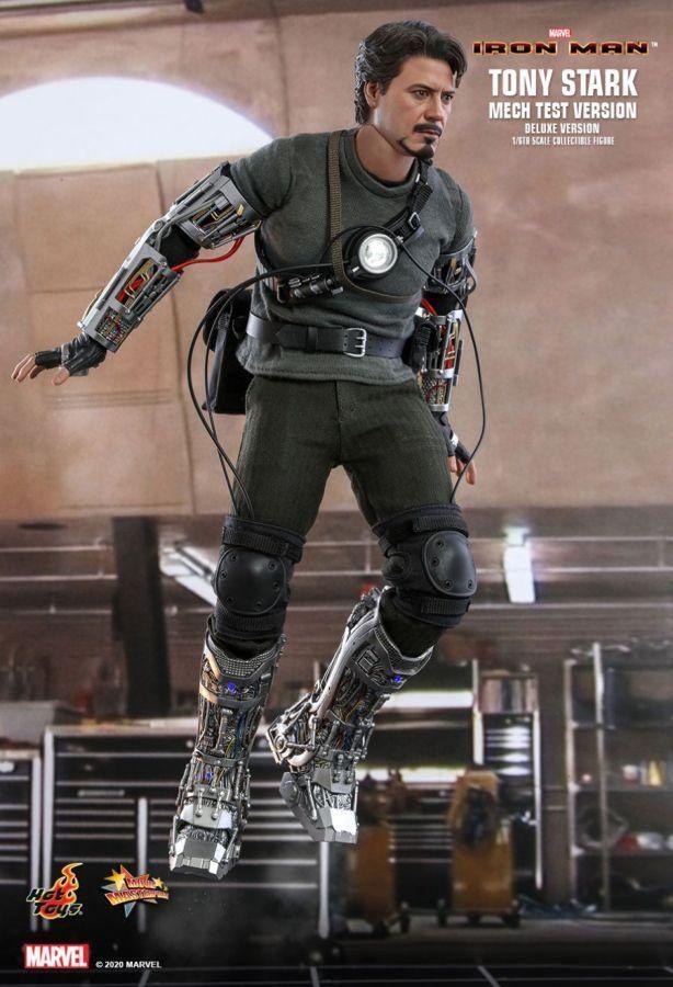 HOTMMS582 Iron Man (2008) - Tony Stark Mech Test Deluxe 1:6 Scale Collectable Action Figure - Hot Toys - Titan Pop Culture