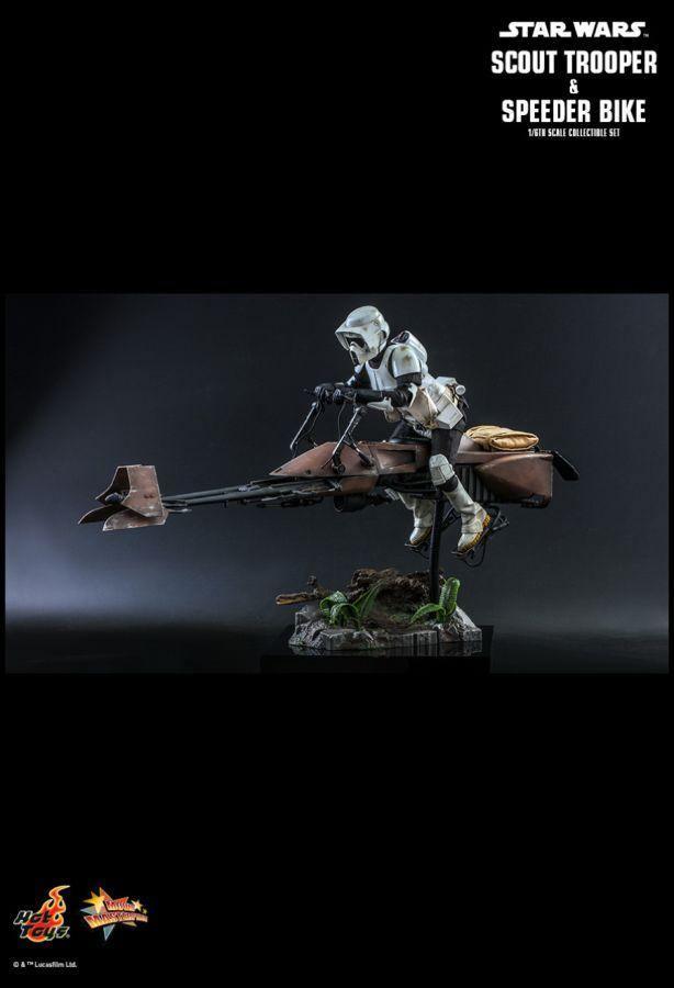 HOTMMS612 Star Wars - Scout Trooper & Speederbike Return of the Jedi 1:6 Scale 12" Action Figure - Hot Toys - Titan Pop Culture