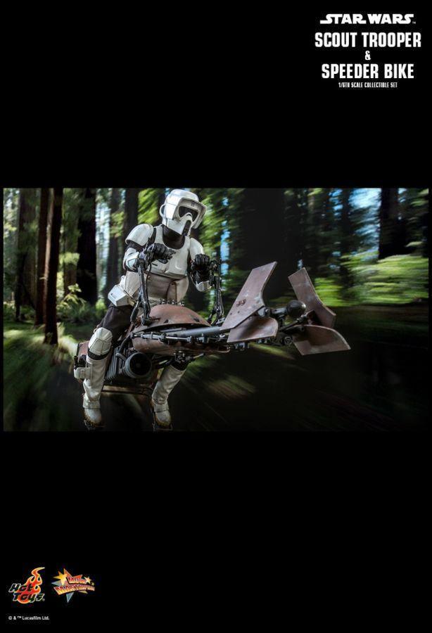 HOTMMS612 Star Wars - Scout Trooper & Speederbike Return of the Jedi 1:6 Scale 12" Action Figure - Hot Toys - Titan Pop Culture