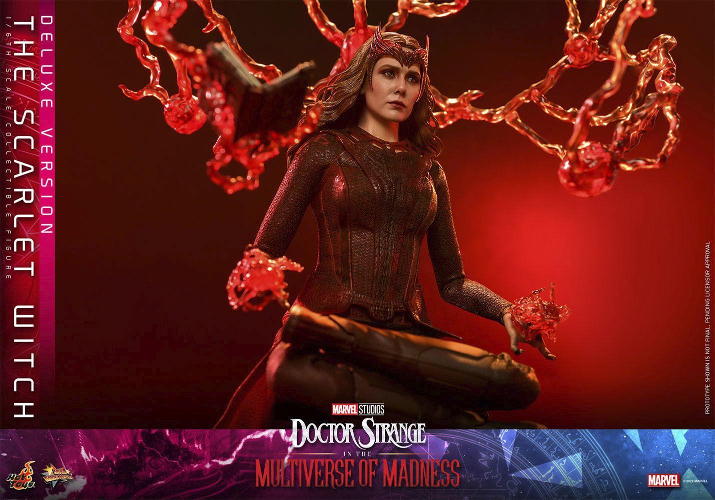 HOTMMS653 Doctor Strange 2: Multiverse of Madness - Scarlet Witch Deluxe 1:6 Scale Action Figure - Hot Toys - Titan Pop Culture