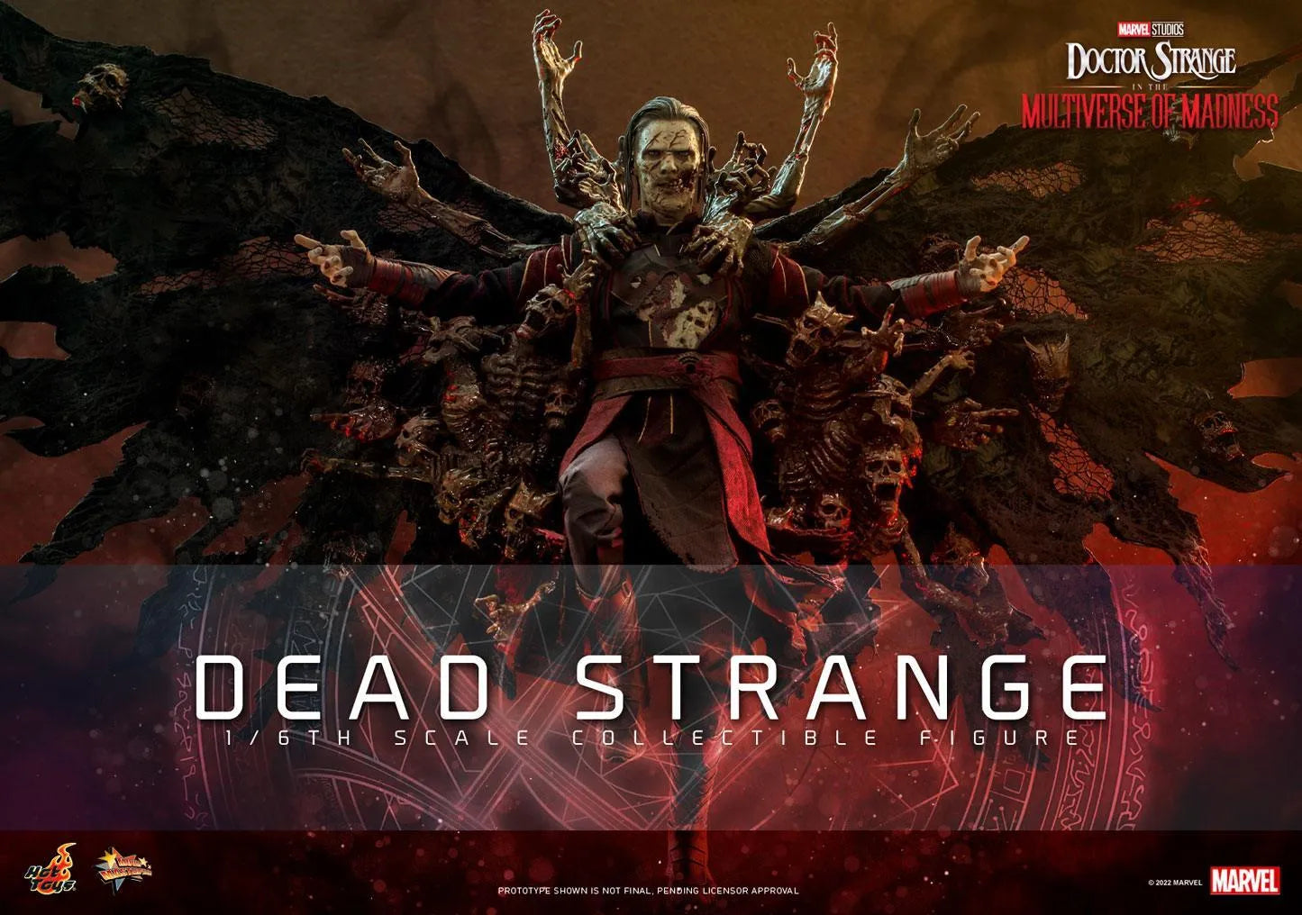 HOTMMS654 Doctor Strange 2: Multiverse of Madness - Dead Strange 1:6 Scale Action Figure - Sideshow Collectibles - Titan Pop Culture