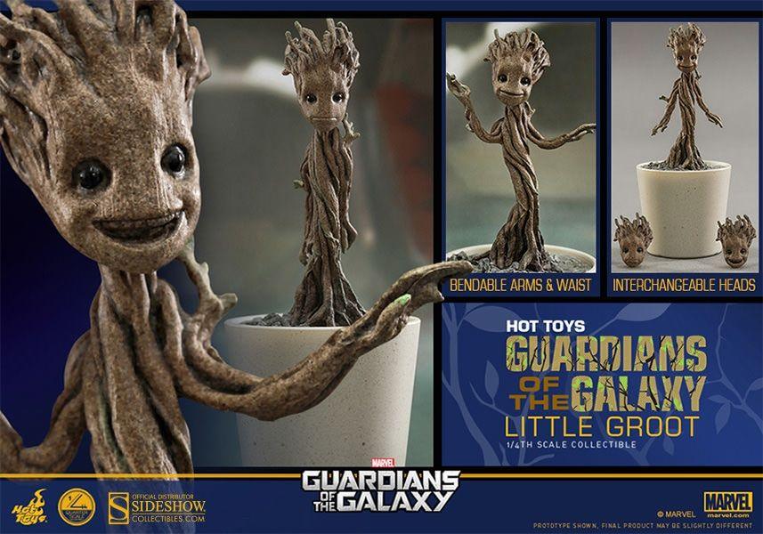 HOTQS004 Guardians of the Galaxy (2014) - Little Groot 1:4 Scale Statue - Hot Toys - Titan Pop Culture