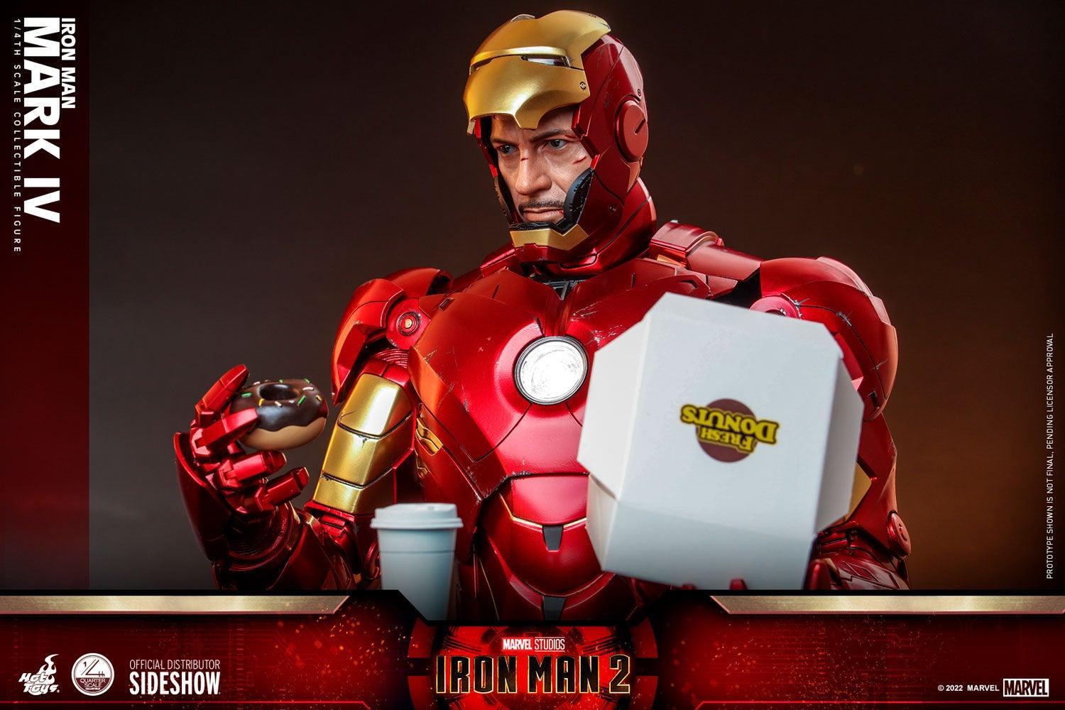 HOTQS020 Iron Man 2 - Mark IV 1:4 Scale Action Figure - Hot Toys - Titan Pop Culture