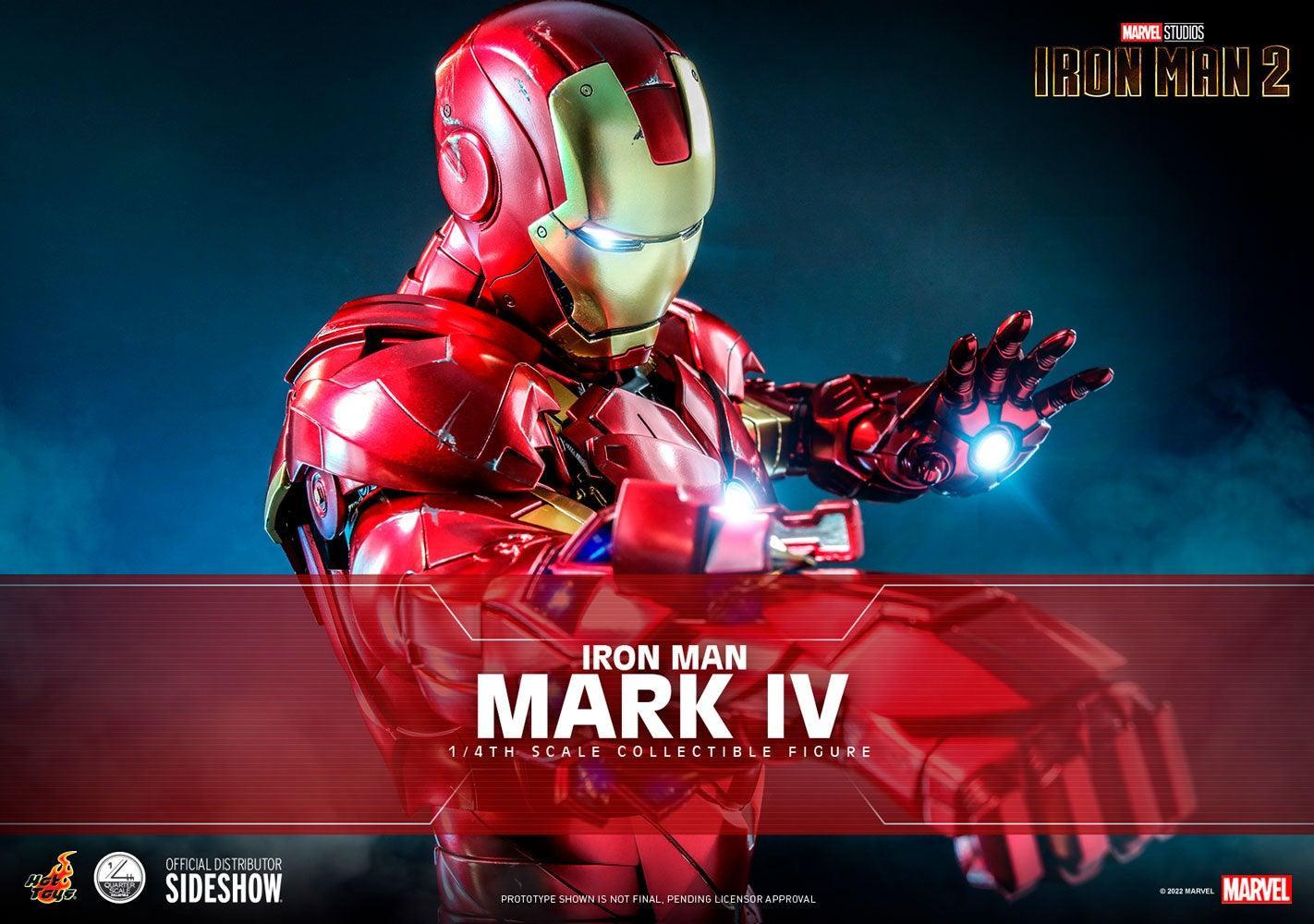 HOTQS020 Iron Man 2 - Mark IV 1:4 Scale Action Figure - Hot Toys - Titan Pop Culture