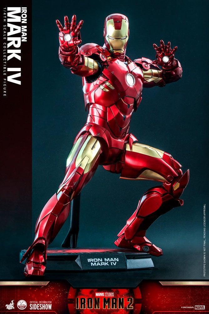 HOTQS020 Iron Man 2 - Mark IV 1:4 Scale Action Figure - Hot Toys - Titan Pop Culture