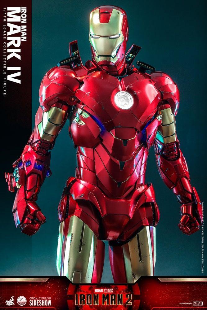 HOTQS020 Iron Man 2 - Mark IV 1:4 Scale Action Figure - Hot Toys - Titan Pop Culture