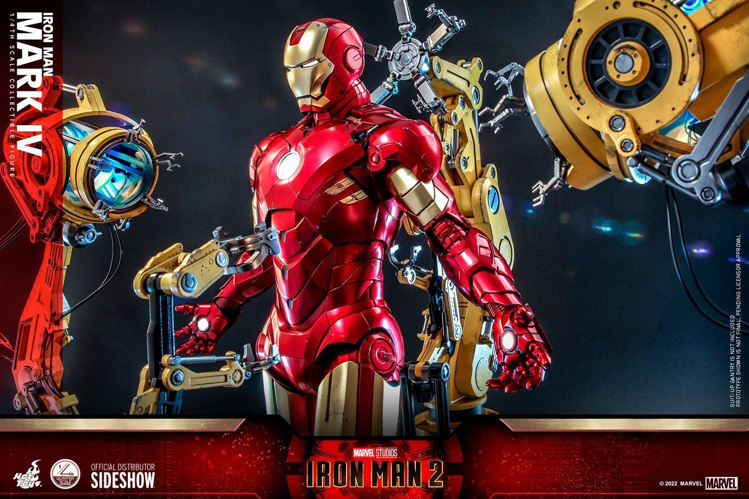 HOTQS020 Iron Man 2 - Mark IV 1:4 Scale Action Figure - Hot Toys - Titan Pop Culture