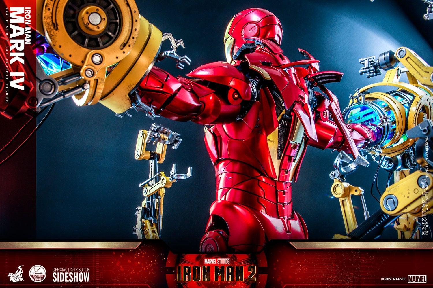 HOTQS020 Iron Man 2 - Mark IV 1:4 Scale Action Figure - Hot Toys - Titan Pop Culture