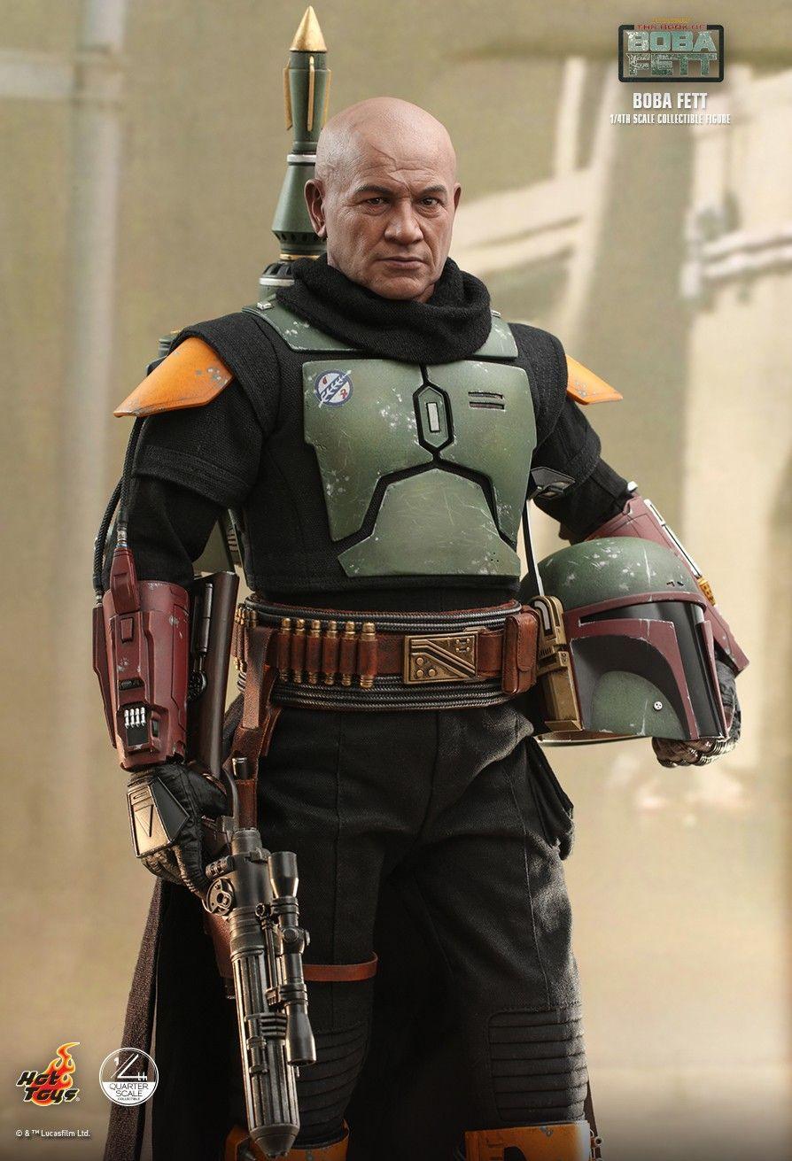 HOTQS022 Star Wars: Book of Boba Fett - Boba Fett 1:4 Scale Action Figure - Hot Toys - Titan Pop Culture