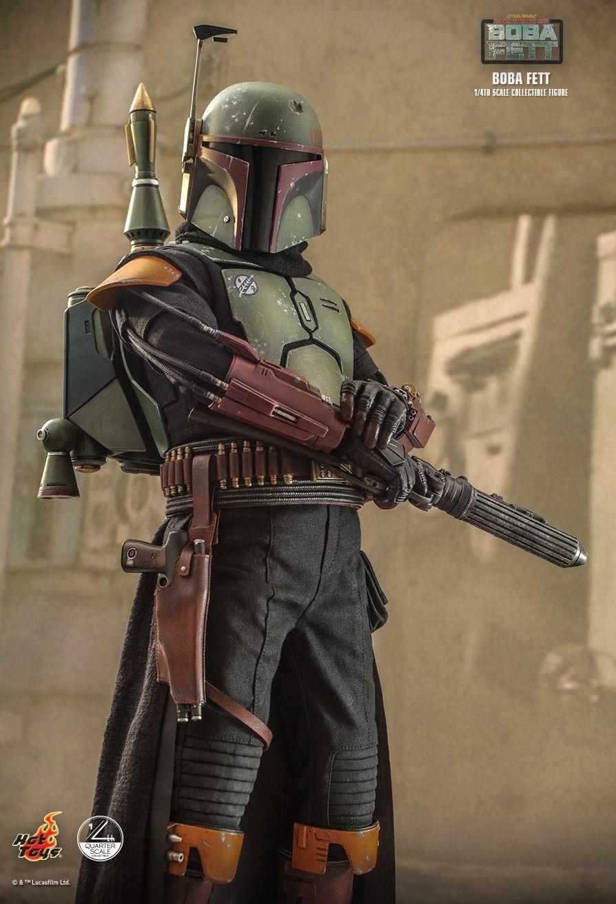 HOTQS022 Star Wars: Book of Boba Fett - Boba Fett 1:4 Scale Action Figure - Hot Toys - Titan Pop Culture