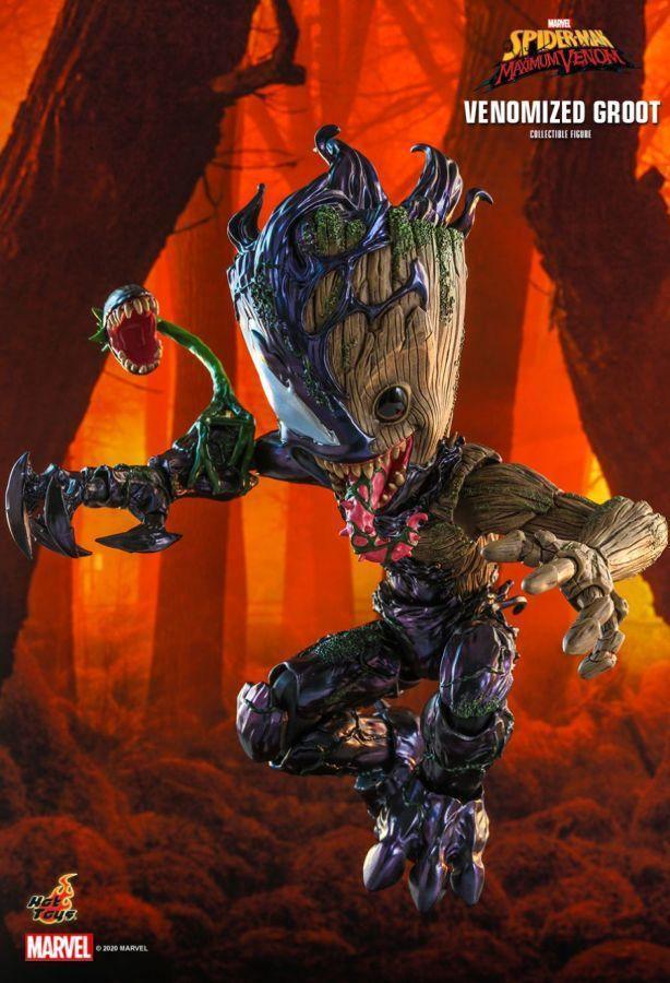 HOTTMS027 Venom - Venomized Groot 1:6 Scale Action Figure - Hot Toys - Titan Pop Culture