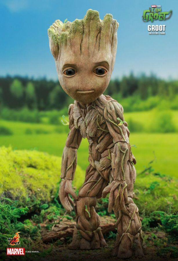 HOTTMS088 Guardians of the Galaxy - I Am Groot: Groot Collectible Action Figure - Hot Toys - Titan Pop Culture