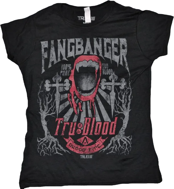 IKO0067S True Blood - Fangbanger Female T-Shirt S - Ikon Collectables - Titan Pop Culture