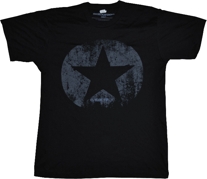 IKO0213M Entourage - Star Black Blend Male T-Shirt M - Ikon Collectables - Titan Pop Culture