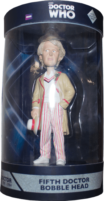 IKO0265 Doctor Who - 5th Doctor Bobble Head w/ Light Base - Ikon Collectables - Titan Pop Culture