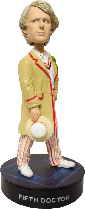 IKO0265 Doctor Who - 5th Doctor Bobble Head w/ Light Base - Ikon Collectables - Titan Pop Culture