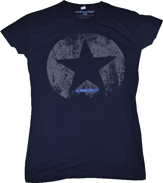 IKO0272M Entourage - Star Navy Male T-Shirt M - Ikon Collectables - Titan Pop Culture