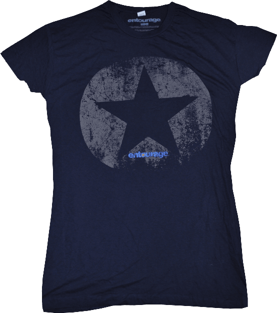 IKO0273XL Entourage - Star Navy Female T-Shirt XL - Ikon Collectables - Titan Pop Culture