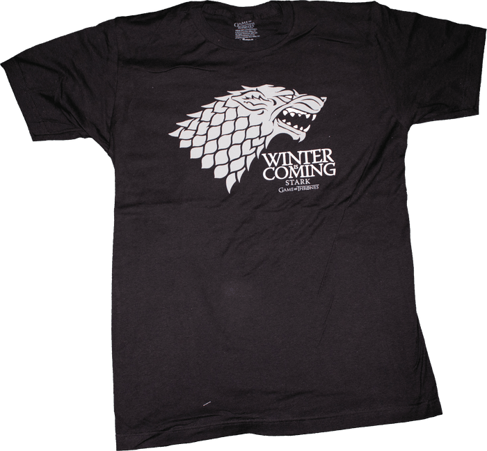 IKO0439S Game of Thrones - Stark Winter Male T-Shirt S - Ikon Collectables - Titan Pop Culture