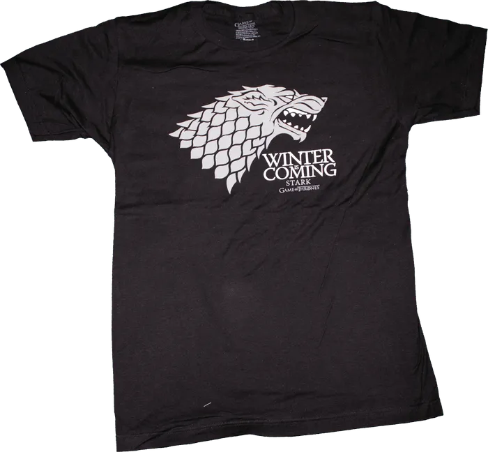 IKO0439S Game of Thrones - Stark Winter Male T-Shirt S - Ikon Collectables - Titan Pop Culture