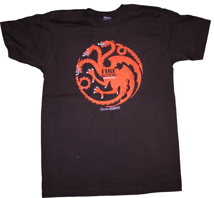 IKO0442S Game of Thrones - Targaryen Male T-Shirt S - Ikon Collectables - Titan Pop Culture