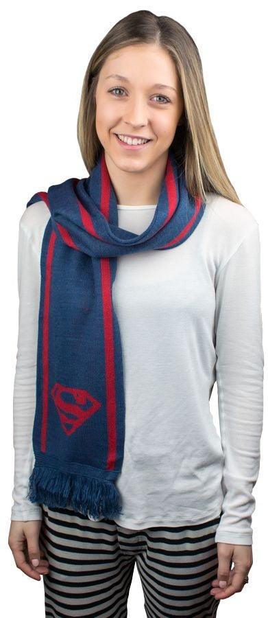 IKO0749 Superman - Logo Scarf - Ikon Collectables - Titan Pop Culture