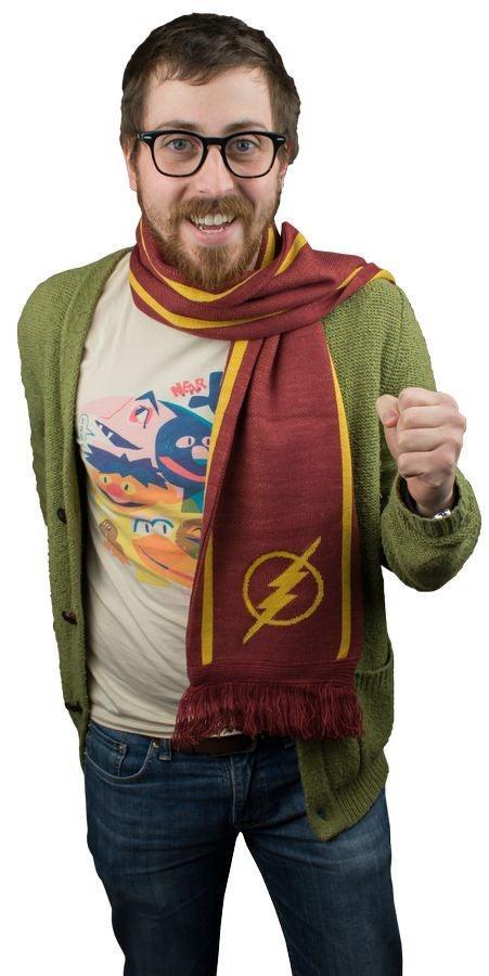 IKO0765 The Flash - TV Series Logo Scarf - Ikon Collectables - Titan Pop Culture