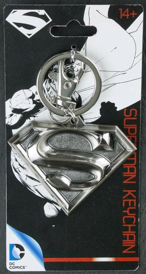 IKO0813 Superman - Superman Logo Pewter Keychain - Ikon Collectables - Titan Pop Culture