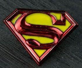 IKO0854 Superman - Logo Colour Enamel Lapel Pin - Ikon Collectables - Titan Pop Culture