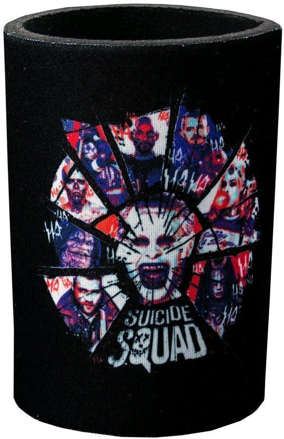 IKO0925 Suicide Squad - Shattered Group Shot Can Cooler - Ikon Collectables - Titan Pop Culture