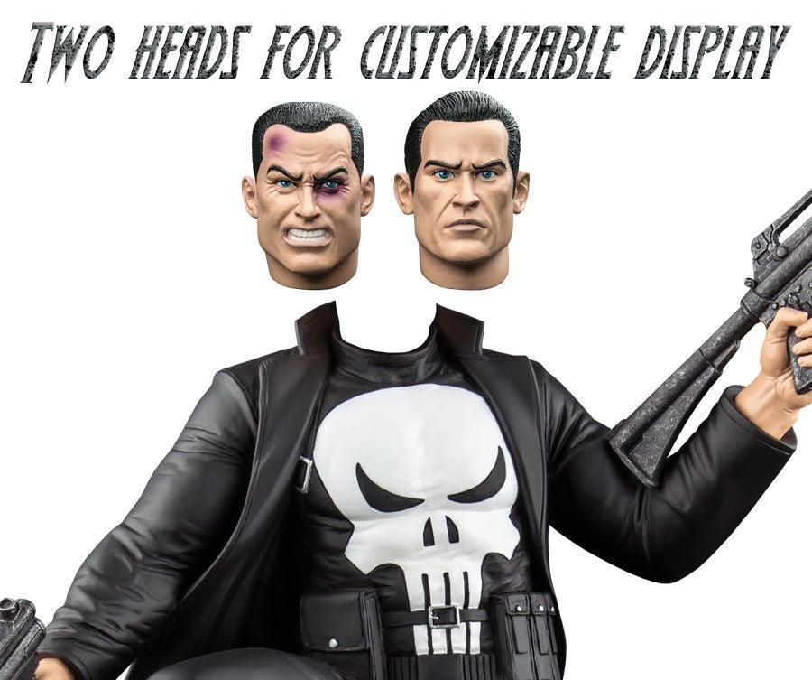 IKO0931 Punisher - 1:6 Scale Limited Edition Statue with interchangeable head - Ikon Collectables - Titan Pop Culture